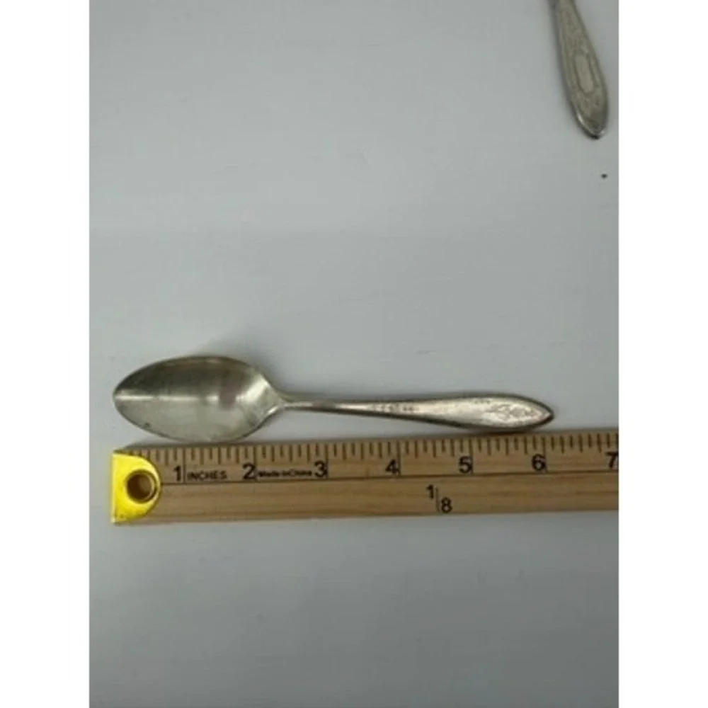 1847 Rogers Bros Argosy Silverplate Flatware Set 7pc Teaspoon Butter Knife Sugar